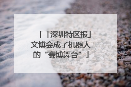 「深圳特区报」文博会成了机器人的“赛博舞台”