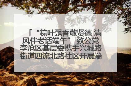 “粽叶飘香敬贤德 清风伴老话端午” 致公党李沧区基层委携手兴城路街道四流北路社区开展端午节主题活动