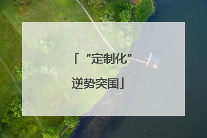 “定制化” 逆势突围