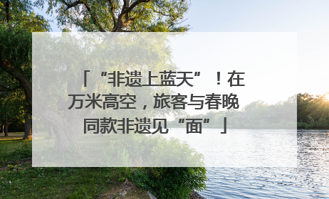 “非遗上蓝天”！在万米高空，旅客与春晚同款非遗见“面”