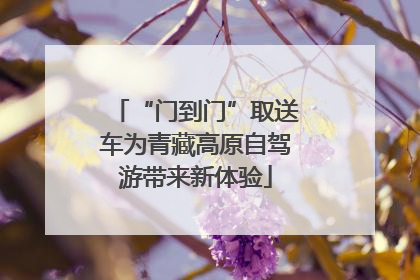 “门到门”取送车为青藏高原自驾游带来新体验