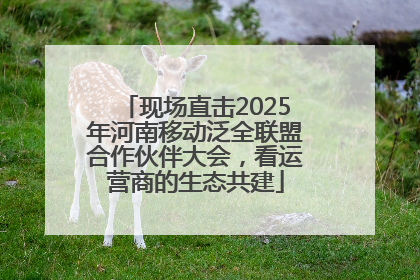 现场直击2025年河南移动泛全联盟合作伙伴大会，看运营商的生态共建