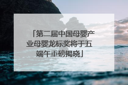 第二届中国母婴产业母婴龙标奖将于五端午重磅揭晓
