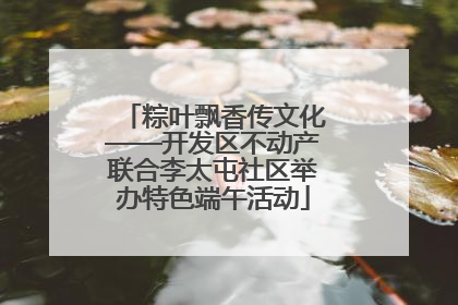 粽叶飘香传文化——开发区不动产联合李太屯社区举办特色端午活动