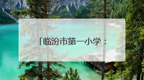 临汾市第一小学：阳光心灵伴成长 快乐成长筑未来