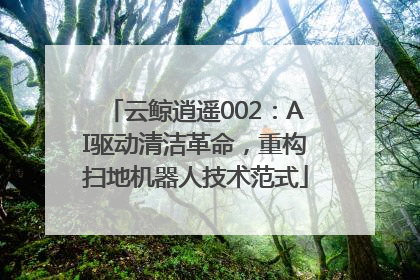 云鲸逍遥002：AI驱动清洁革命，重构扫地机器人技术范式
