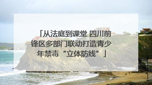 从法庭到课堂 四川前锋区多部门联动打造青少年禁毒“立体防线”