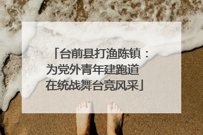台前县打渔陈镇：为党外青年建跑道 在统战舞台竞风采
