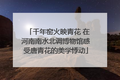 千年窑火映青花 在河南南水北调博物馆感受唐青花的美学悸动