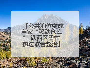 公共泊位变成自家“移动仓库” 铁西区柔性执法联合整治