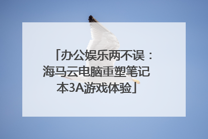 办公娱乐两不误：海马云电脑重塑笔记本3A游戏体验