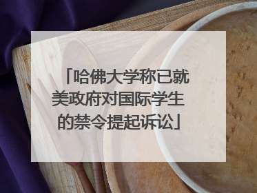 哈佛大学称已就美政府对国际学生的禁令提起诉讼