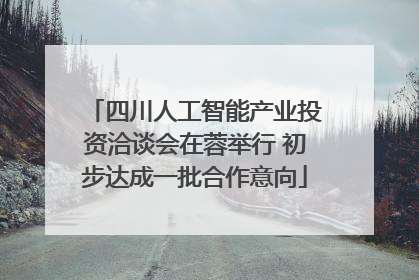 四川人工智能产业投资洽谈会在蓉举行 初步达成一批合作意向