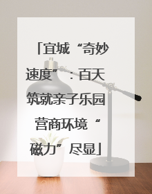 宜城“奇妙速度”：百天筑就亲子乐园 营商环境“磁力”尽显
