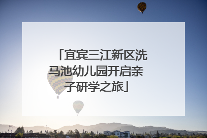 宜宾三江新区洗马池幼儿园开启亲子研学之旅
