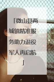 微山县两城镇精准服务助力退役军人再启航