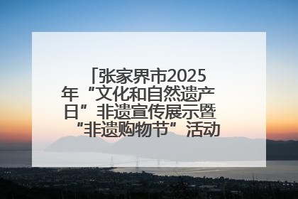 张家界市2025年“文化和自然遗产日”非遗宣传展示暨“非遗购物节”活动在慈利县盛大启幕