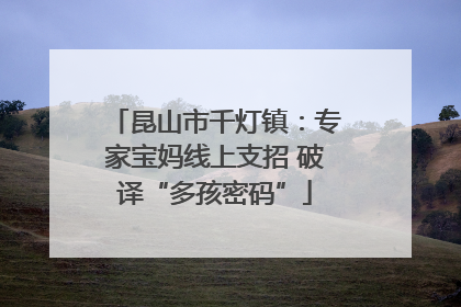 昆山市千灯镇：专家宝妈线上支招 破译“多孩密码”