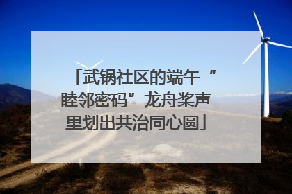 武锅社区的端午“睦邻密码”龙舟桨声里划出共治同心圆