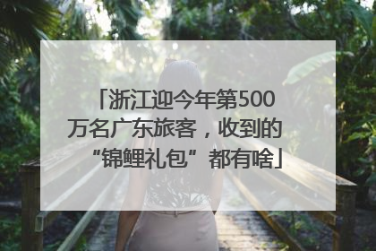 浙江迎今年第500万名广东旅客，收到的“锦鲤礼包”都有啥