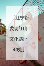 辽宁新发现红山文化遗址44处
