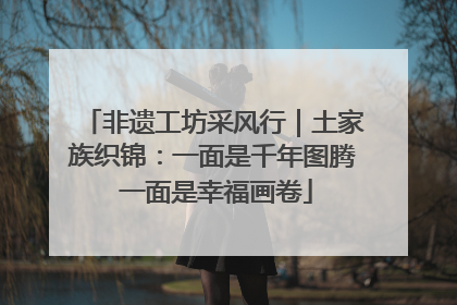 非遗工坊采风行｜土家族织锦：一面是千年图腾 一面是幸福画卷