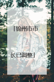 锦州市市长已调整