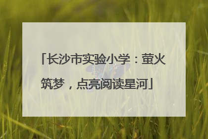 长沙市实验小学：萤火筑梦，点亮阅读星河