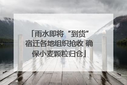 雨水即将“到货” 宿迁各地组织抢收 确保小麦颗粒归仓
