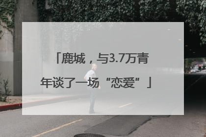 鹿城，与3.7万青年谈了一场“恋爱”