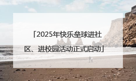 2025年快乐垒球进社区、进校园活动正式启动