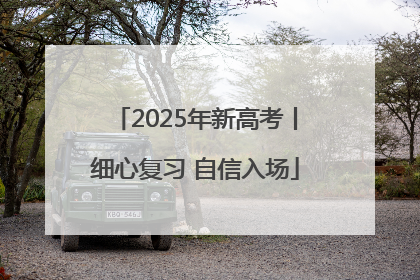 2025年新高考丨细心复习 自信入场